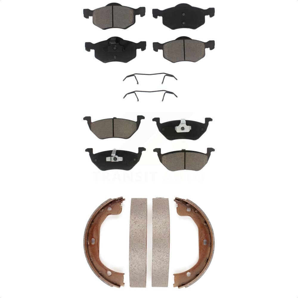 Transit Auto - KCN-100193 - Front and Rear Disc Brake Pad Kits