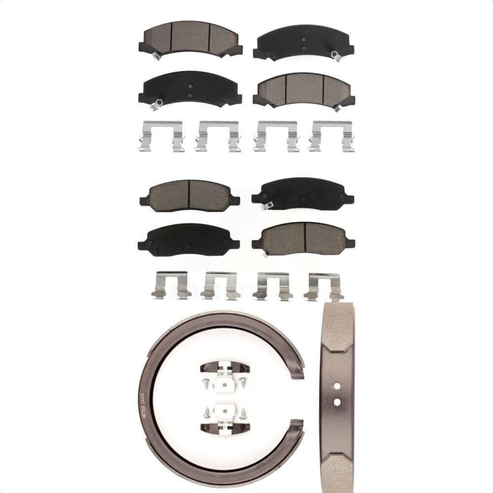 Transit Auto - KCN-100222 - Front and Rear Disc Brake Pad Kits