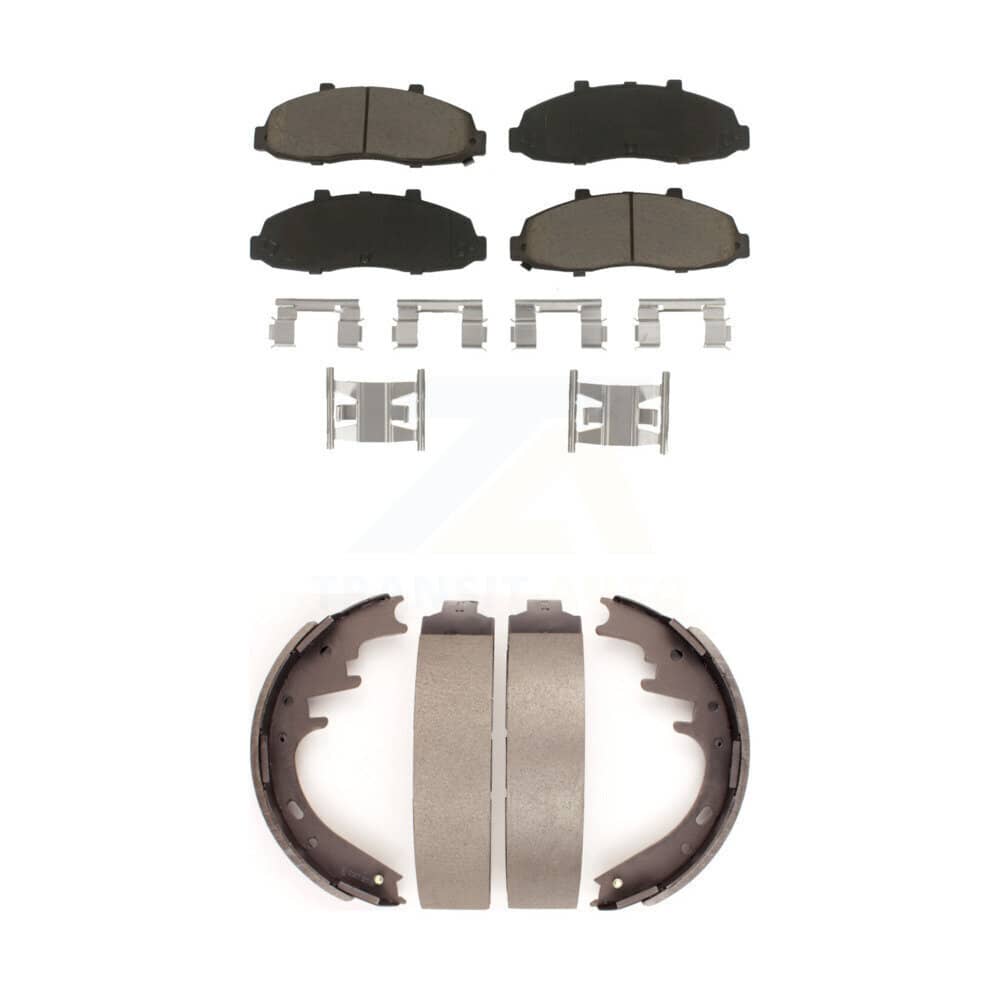 Transit Auto - KCN-100377 - Front and Rear Disc Brake Pad Kits