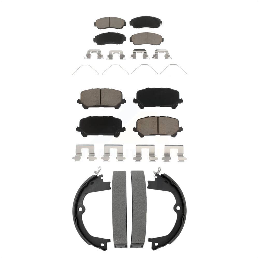 Transit Auto - KCN-100812 - Front and Rear Disc Brake Pad Kits