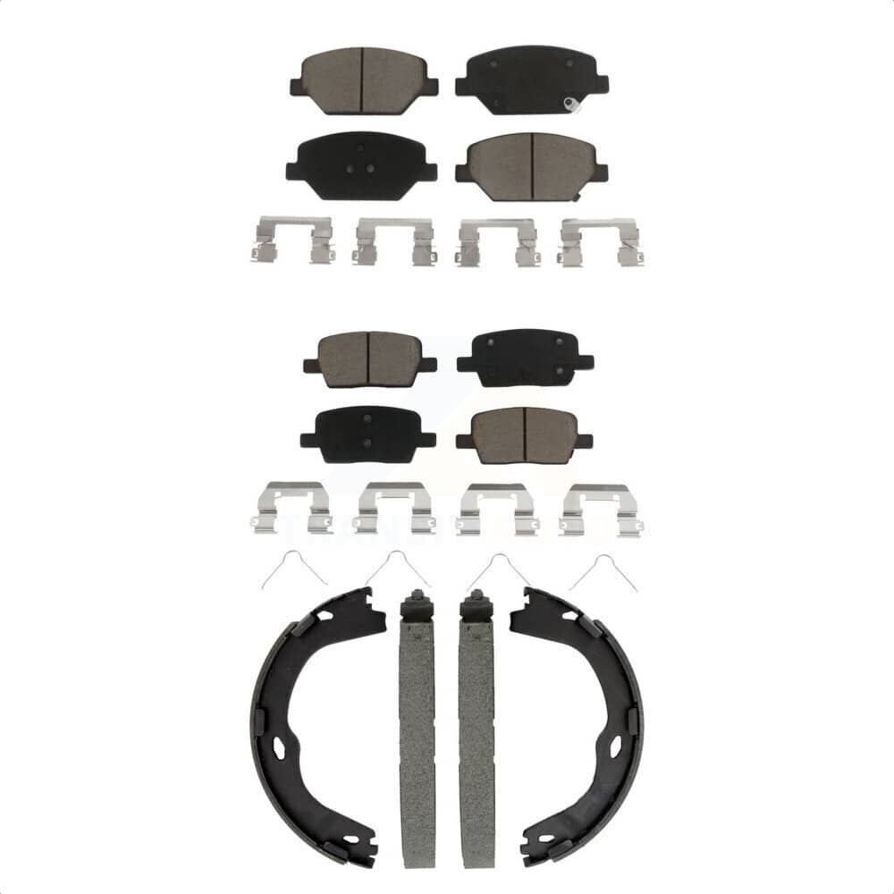 Transit Auto - KCN-100826 - Front and Rear Disc Brake Pad Kits