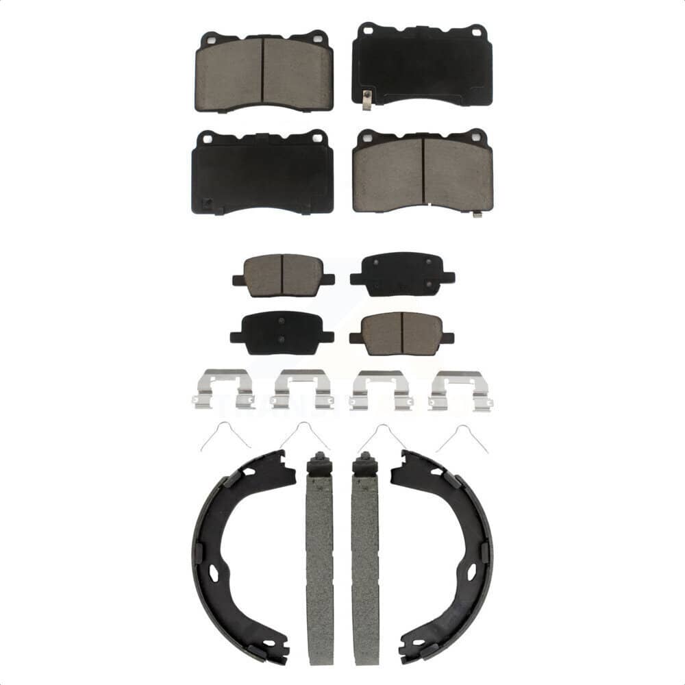 Transit Auto - KCN-100827 - Front and Rear Disc Brake Pad Kits
