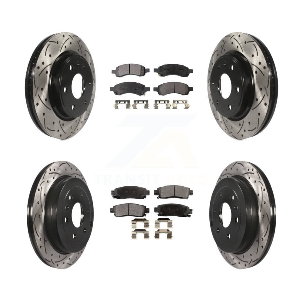 Transit Auto - KDF-100194 - Front and Rear Disc Brake Kits