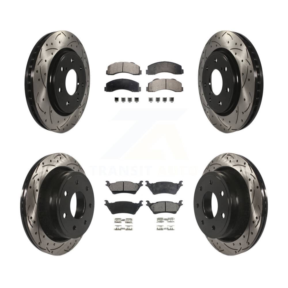 Transit Auto - KDF-100227 - Front and Rear Disc Brake Kits