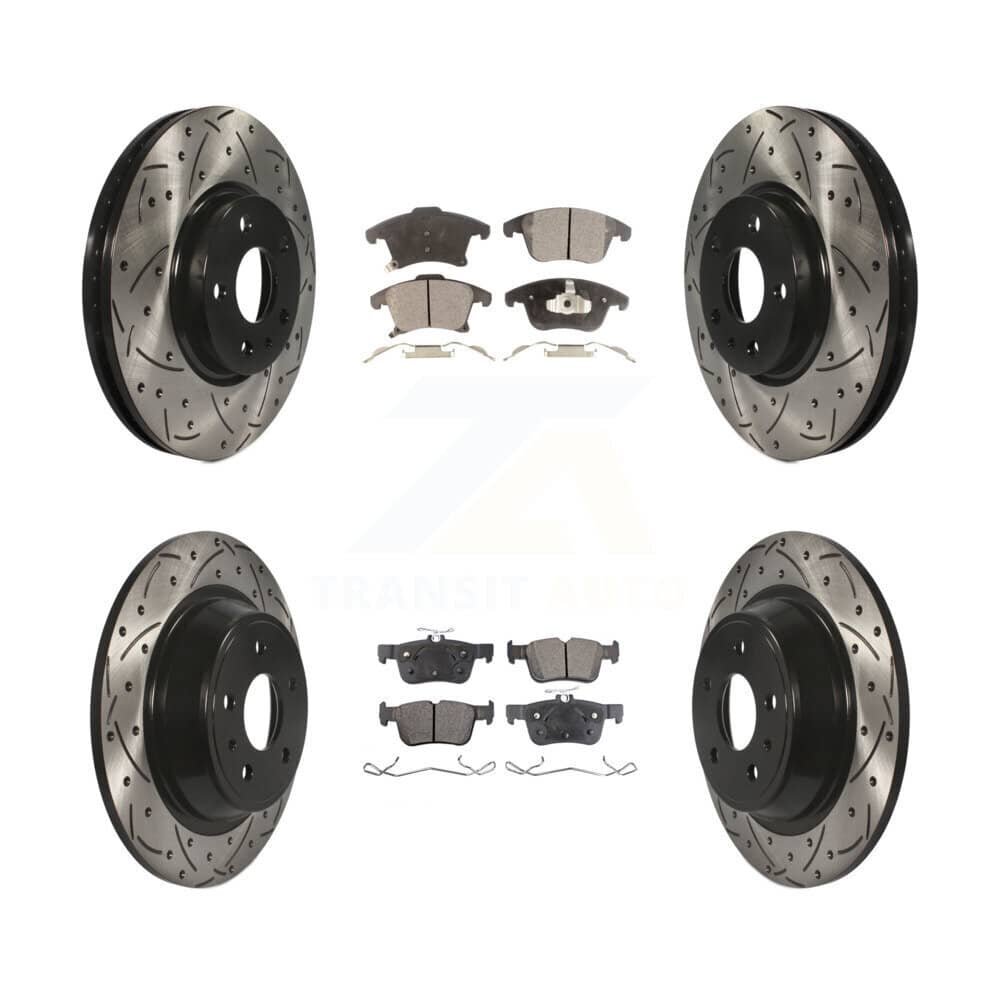 Transit Auto - KDF-100234 - Front and Rear Disc Brake Kits