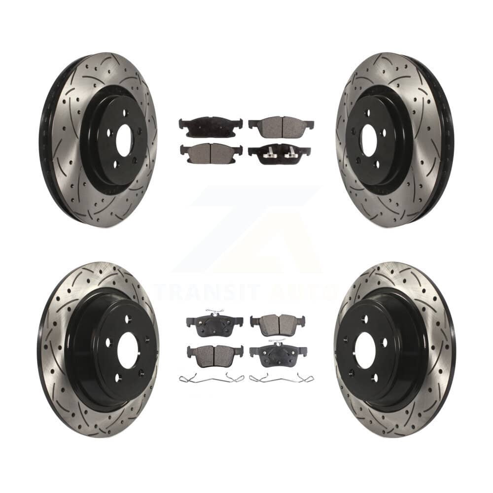 Transit Auto - KDF-100242 - Front and Rear Disc Brake Kits
