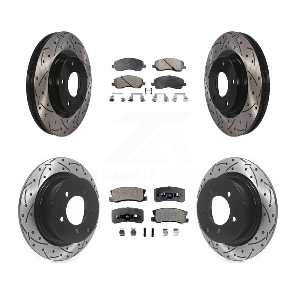 Transit Auto - KDF-100254 - Front and Rear Disc Brake Kits