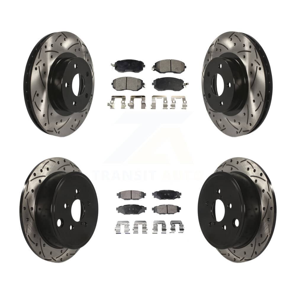 Transit Auto - KDF-100267 - Front and Rear Disc Brake Kits