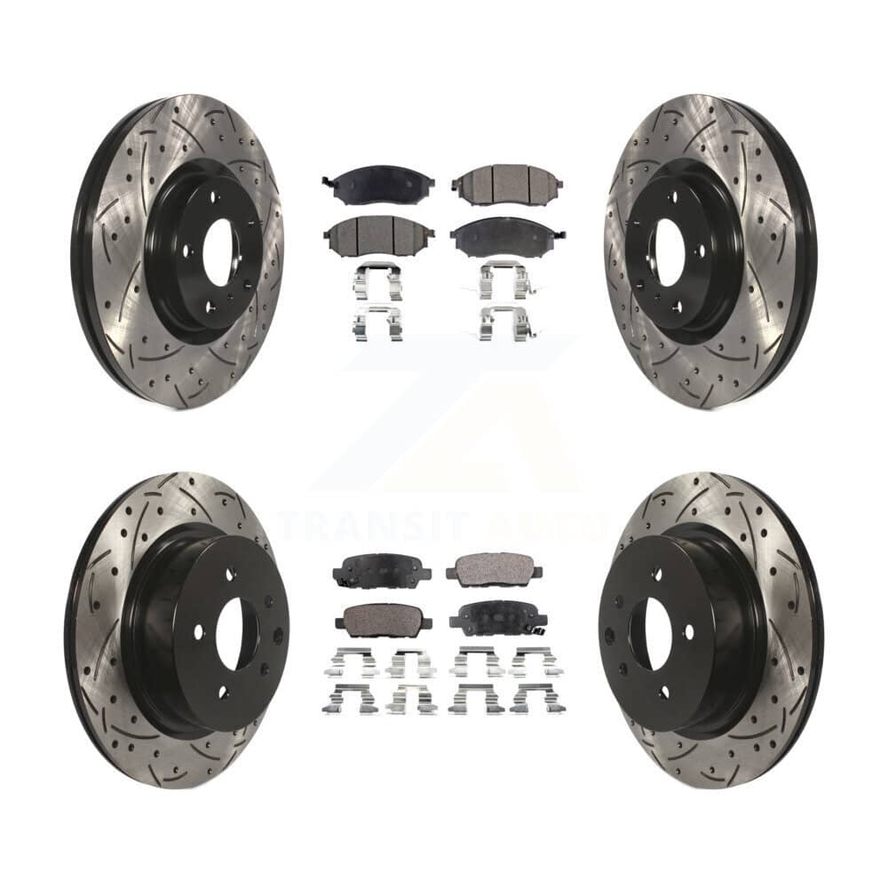 Transit Auto - KDF-100277 - Front and Rear Disc Brake Kits