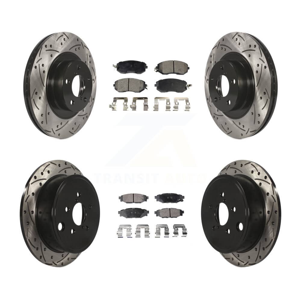 Transit Auto - KDF-100286 - Front and Rear Disc Brake Kits