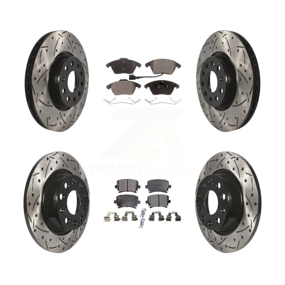 Transit Auto - KDF-100292 - Front and Rear Disc Brake Kits