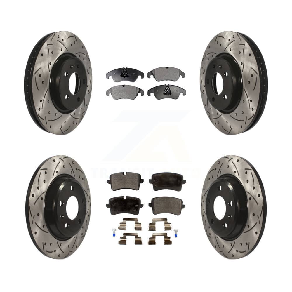 Transit Auto - KDF-100370 - Front and Rear Disc Brake Kits