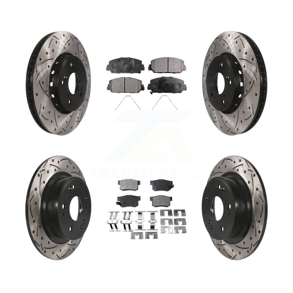 Transit Auto - KDF-100380 - Front and Rear Disc Brake Kits