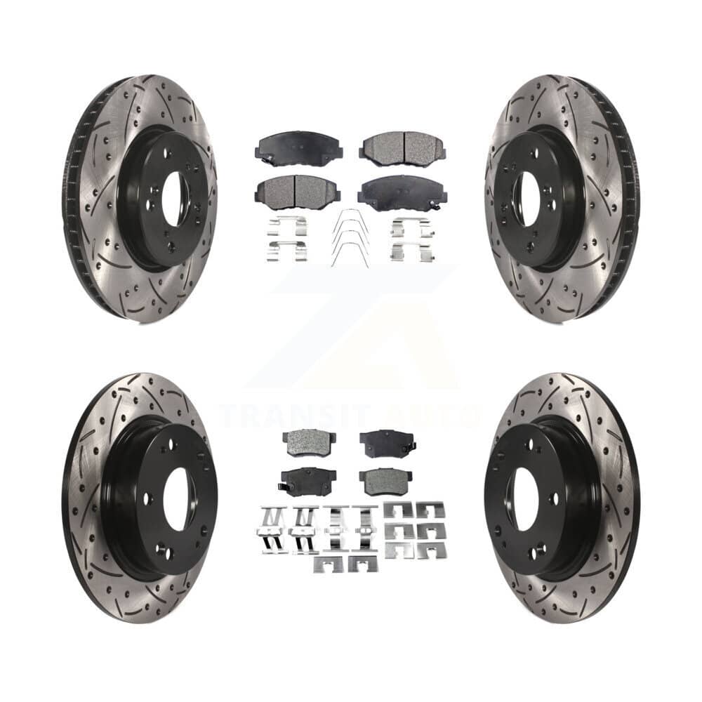 Transit Auto - KDF-100382 - Front and Rear Disc Brake Kits