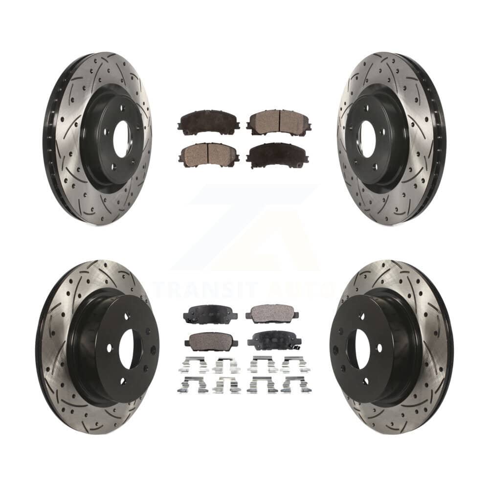 Transit Auto - KDF-100388 - Front and Rear Disc Brake Kits
