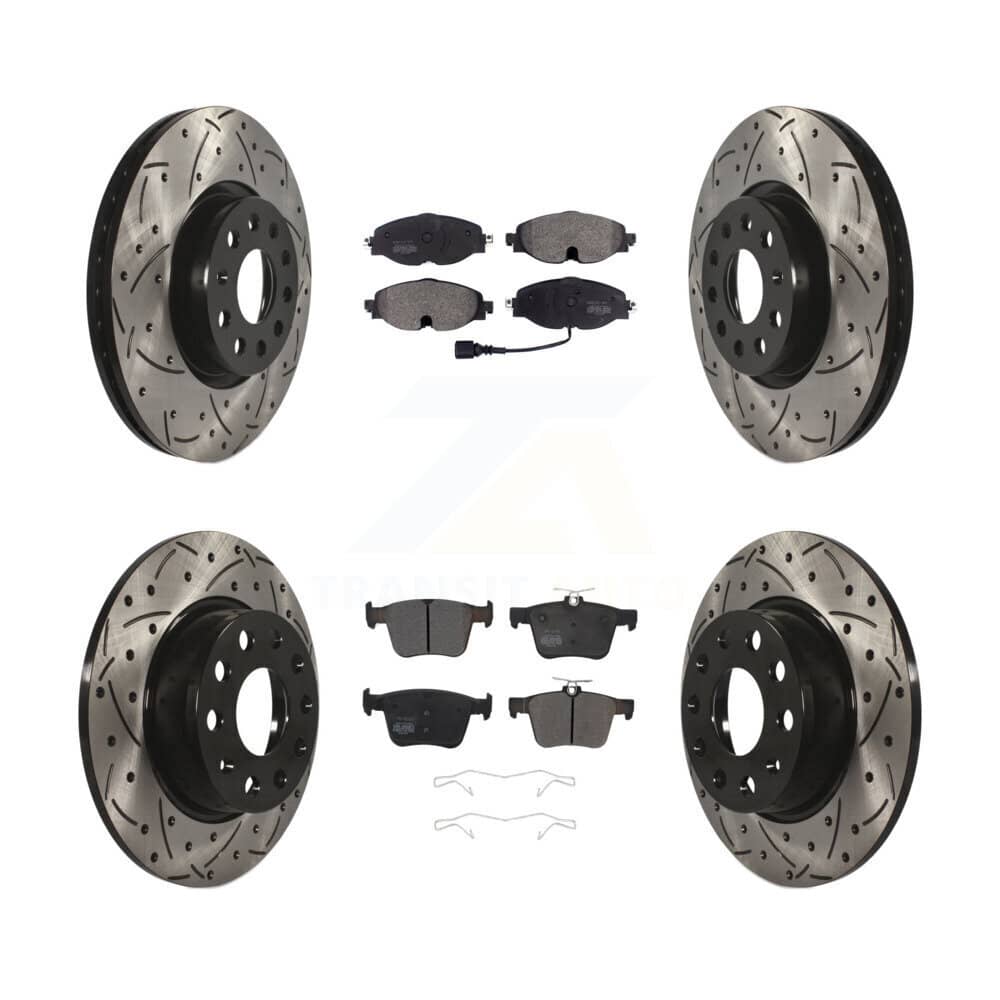 Transit Auto - KDF-100575 - Front and Rear Disc Brake Kits