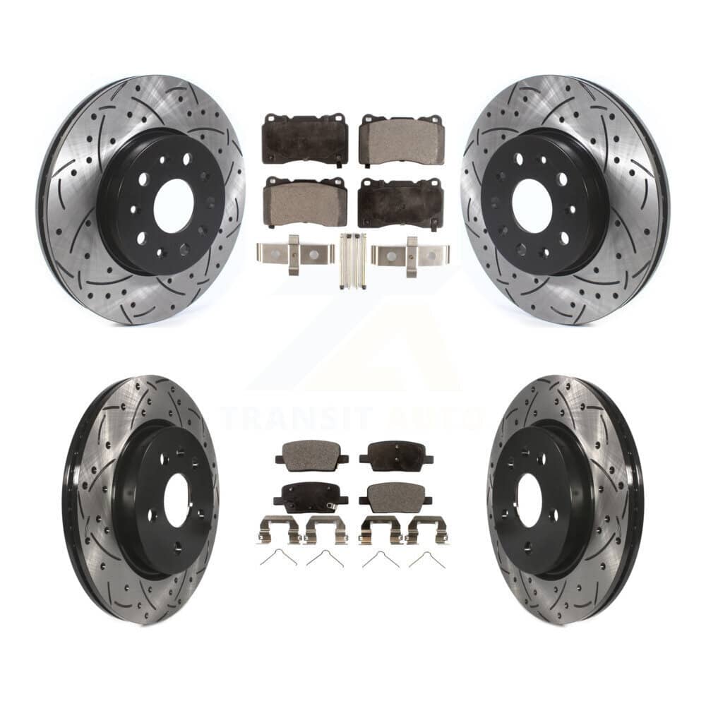Transit Auto - KDF-100648 - Front and Rear Disc Brake Kits