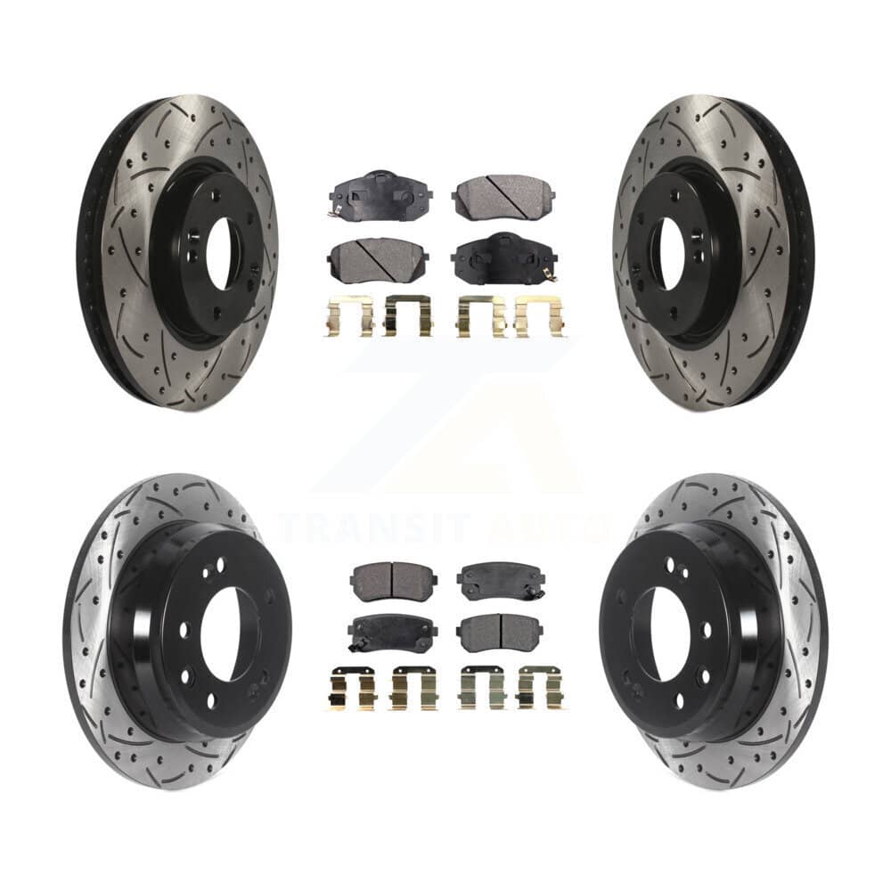 Transit Auto - KDF-100812 - Front and Rear Disc Brake Kits