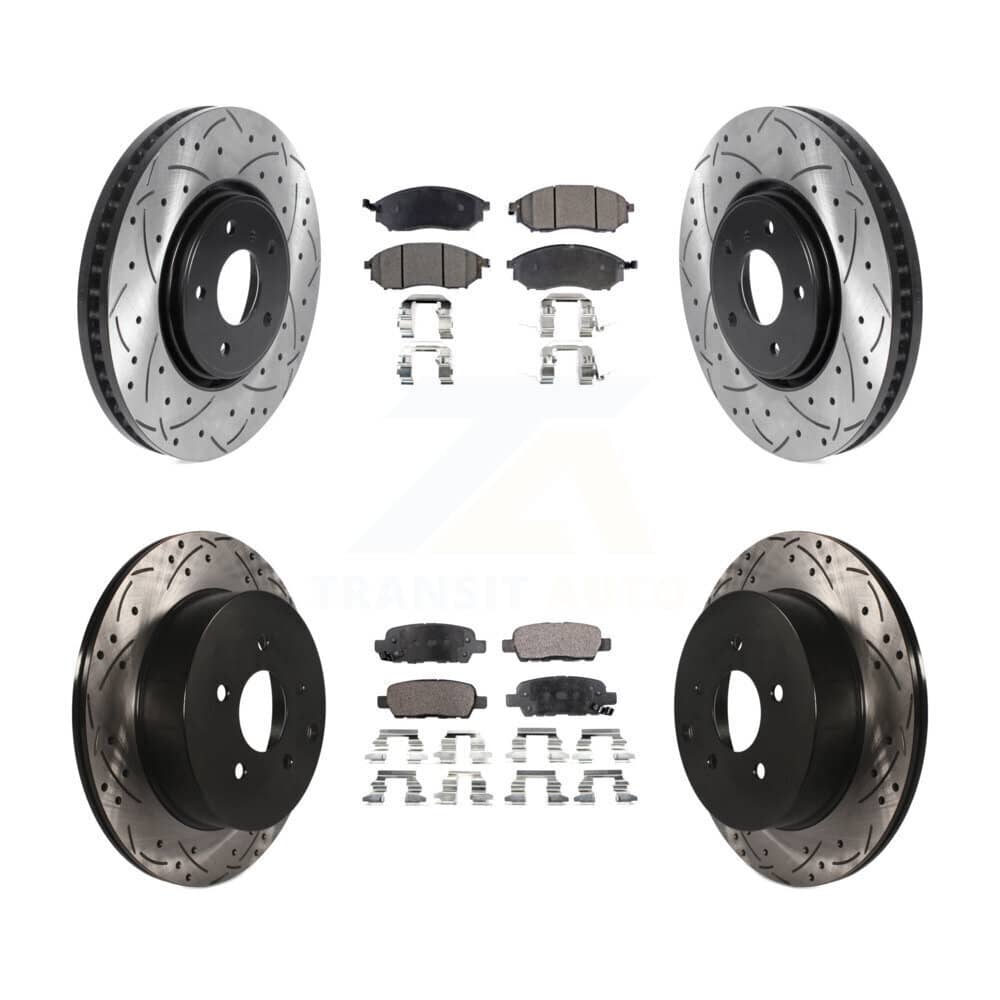 Transit Auto - KDF-100817 - Front and Rear Disc Brake Kits