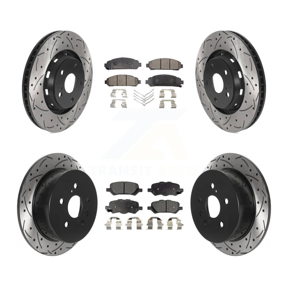 Transit Auto - KDF-100832 - Front and Rear Disc Brake Kits