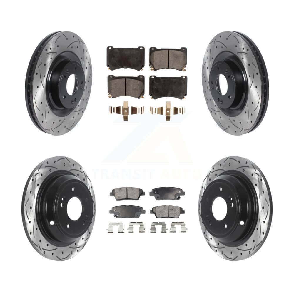 Transit Auto - KDF-100834 - Front and Rear Disc Brake Kits