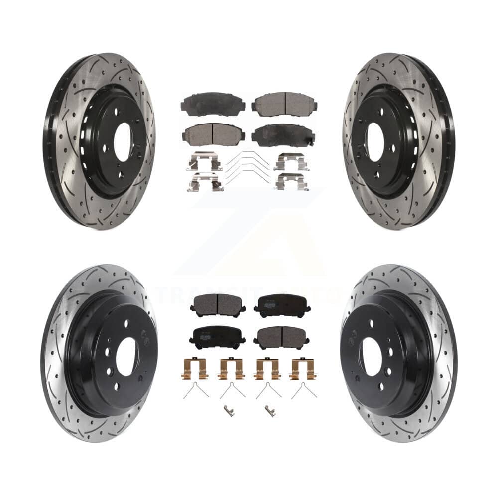 Transit Auto - KDF-100857 - Front and Rear Disc Brake Kits