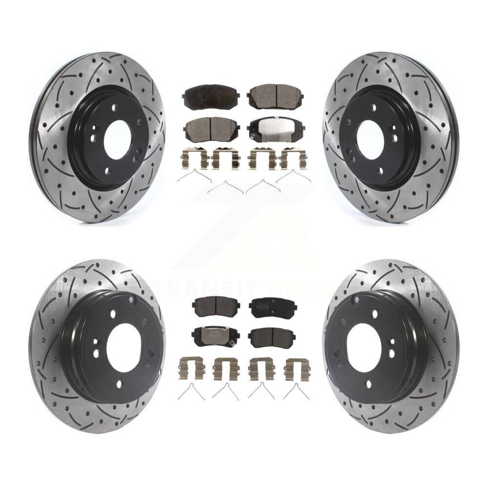 Transit Auto - KDF-100864 - Front and Rear Disc Brake Kits