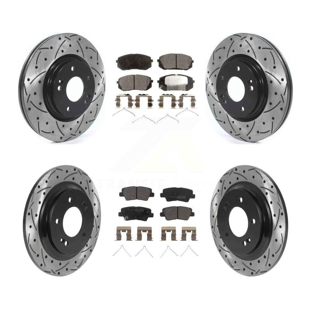 Transit Auto - KDF-100865 - Front and Rear Disc Brake Kits