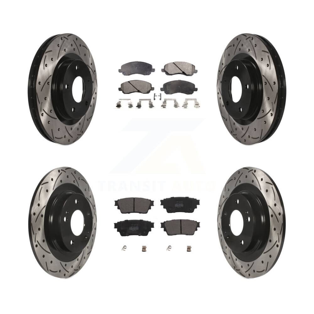 Transit Auto - KDF-101047 - Front and Rear Disc Brake Kits