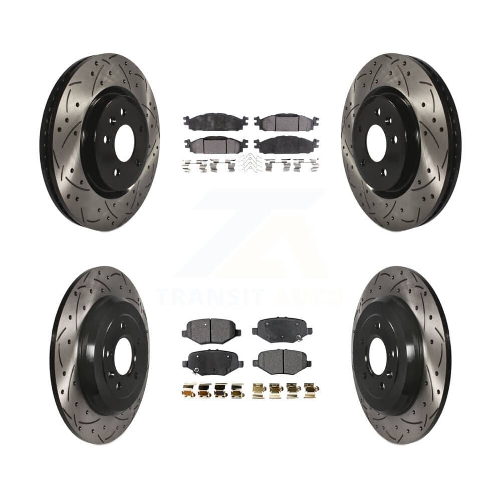 Transit Auto - KDF-101127 - Front and Rear Disc Brake Kits