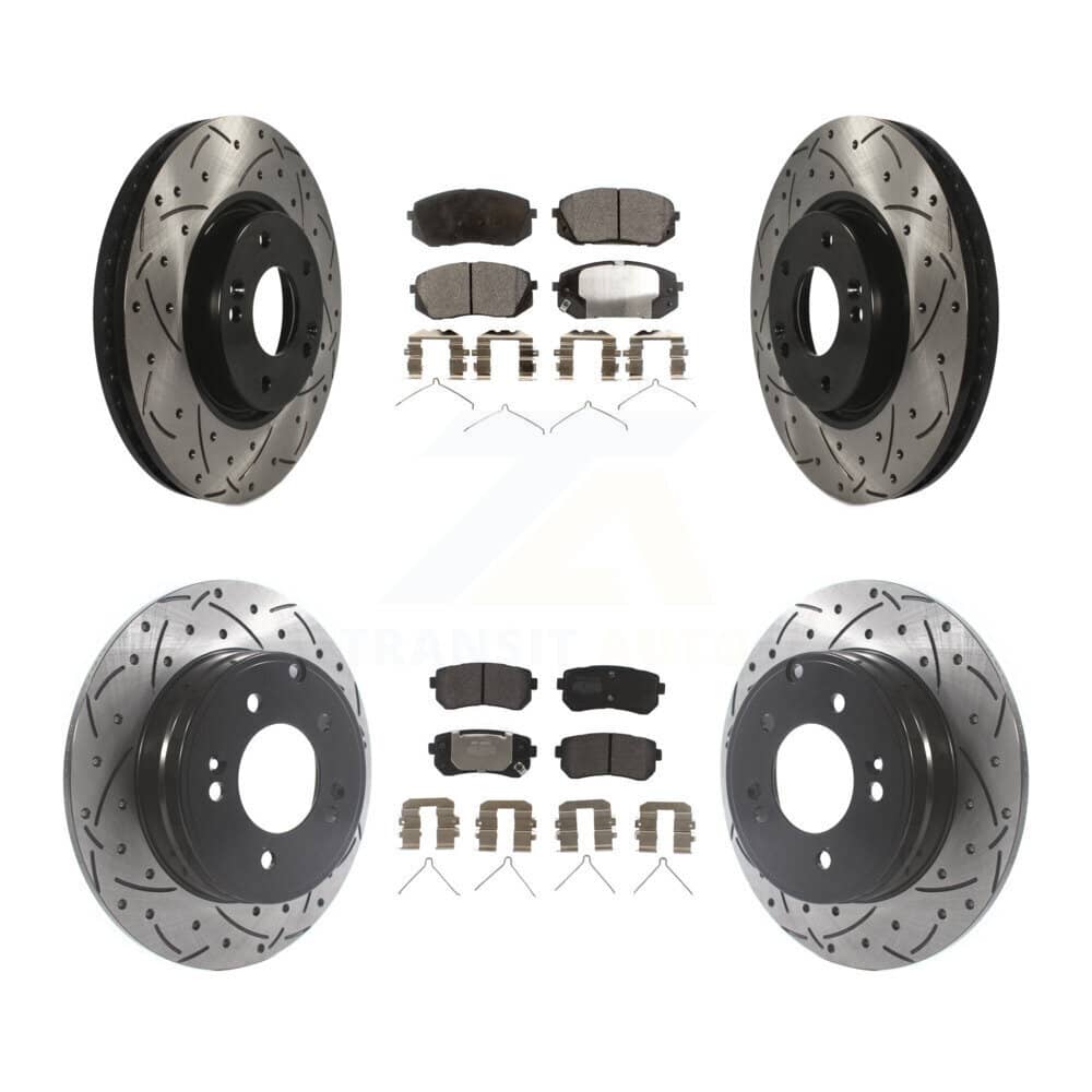 Transit Auto - KDF-101130 - Front and Rear Disc Brake Kits