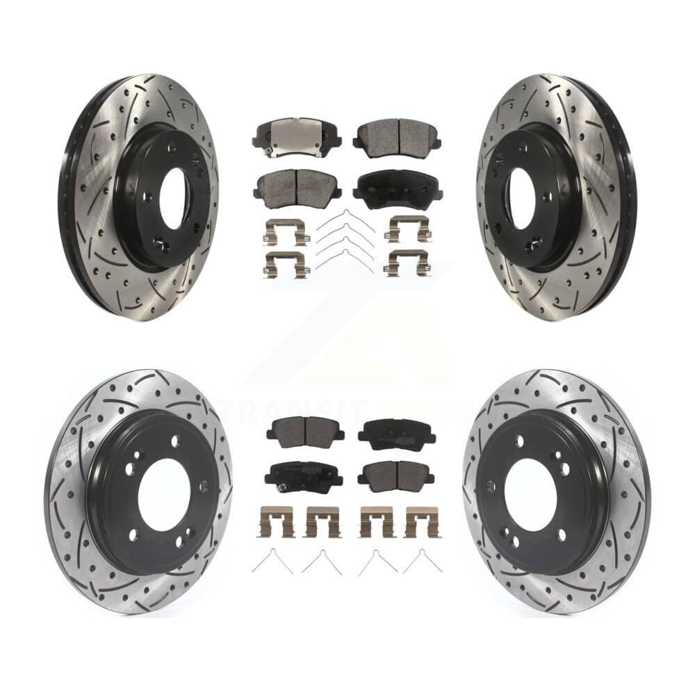 Transit Auto - KDF-101137 - Front and Rear Disc Brake Kits