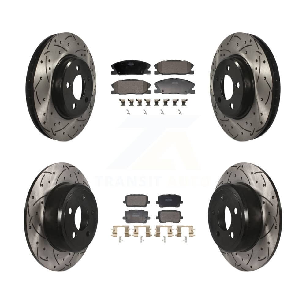 Transit Auto - KDF-101164 - Front and Rear Disc Brake Kits