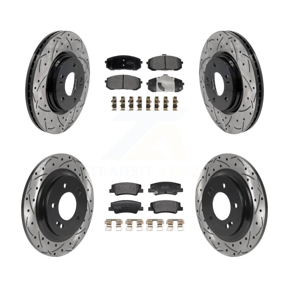 Transit Auto - KDF-101176 - Front and Rear Disc Brake Kits