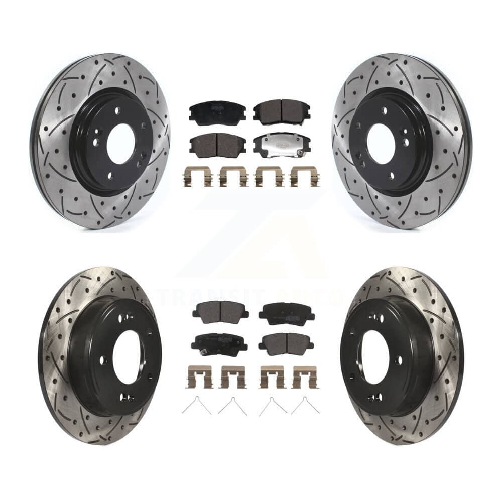 Transit Auto - KDF-101188 - Front and Rear Disc Brake Kits