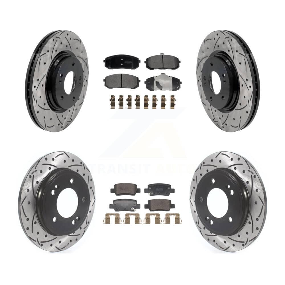 Transit Auto - KDF-101764 - Front and Rear Disc Brake Kits