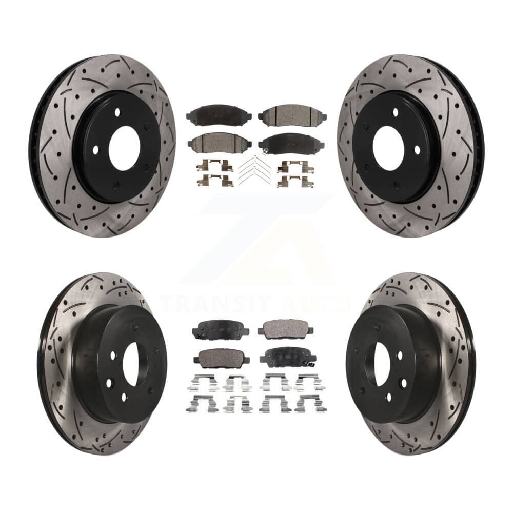 Transit Auto - KDF-101780 - Front and Rear Disc Brake Kits