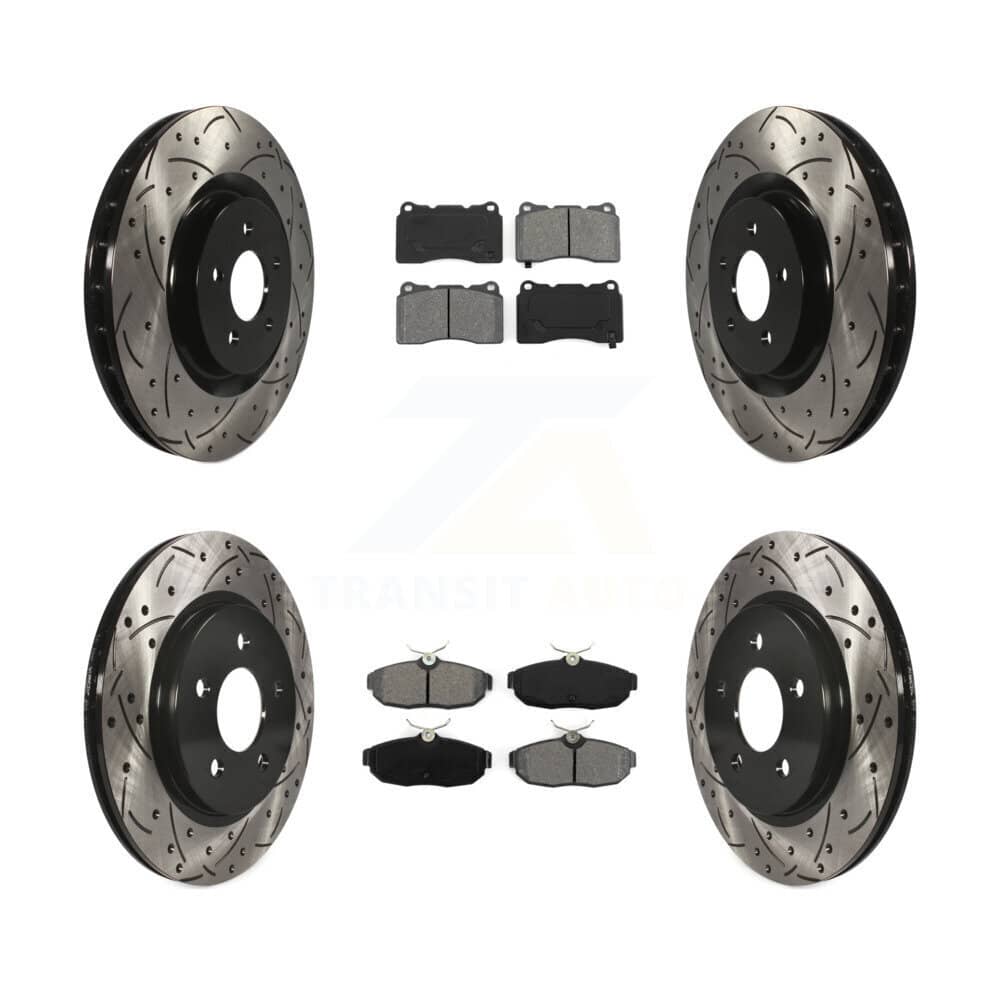 Transit Auto - KDS-100199 - Front and Rear Disc Brake Kits