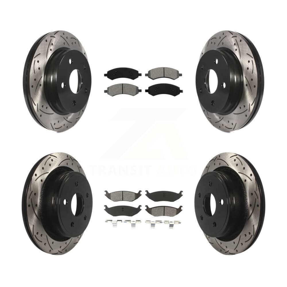 Transit Auto - KDS-100223 - Front and Rear Disc Brake Kits