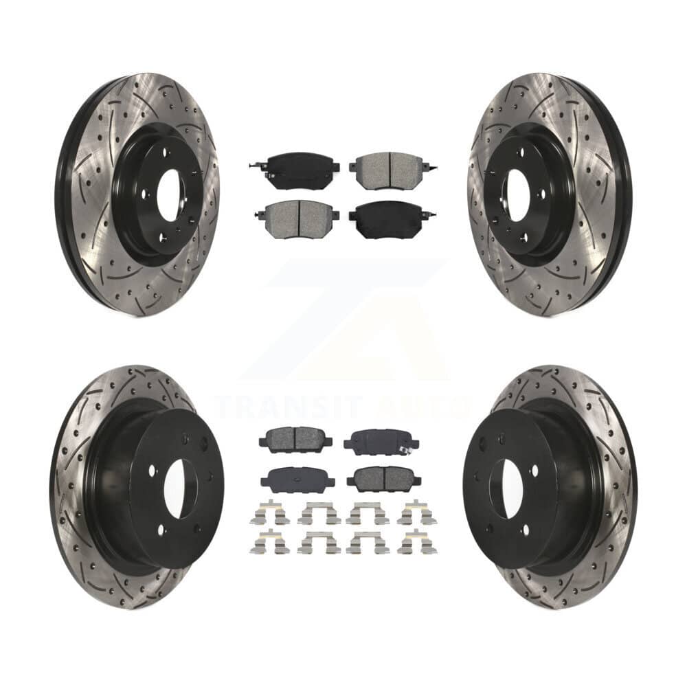 Transit Auto - KDS-100258 - Front and Rear Disc Brake Kits