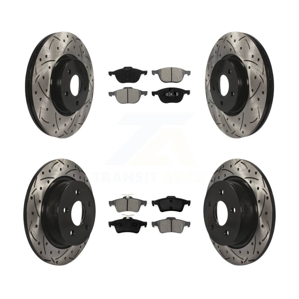 Transit Auto - KDS-100294 - Front and Rear Disc Brake Kits