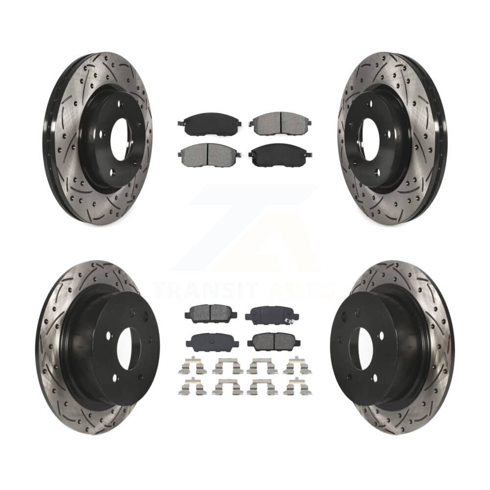 Transit Auto - KDS-100362 - Front and Rear Disc Brake Kits