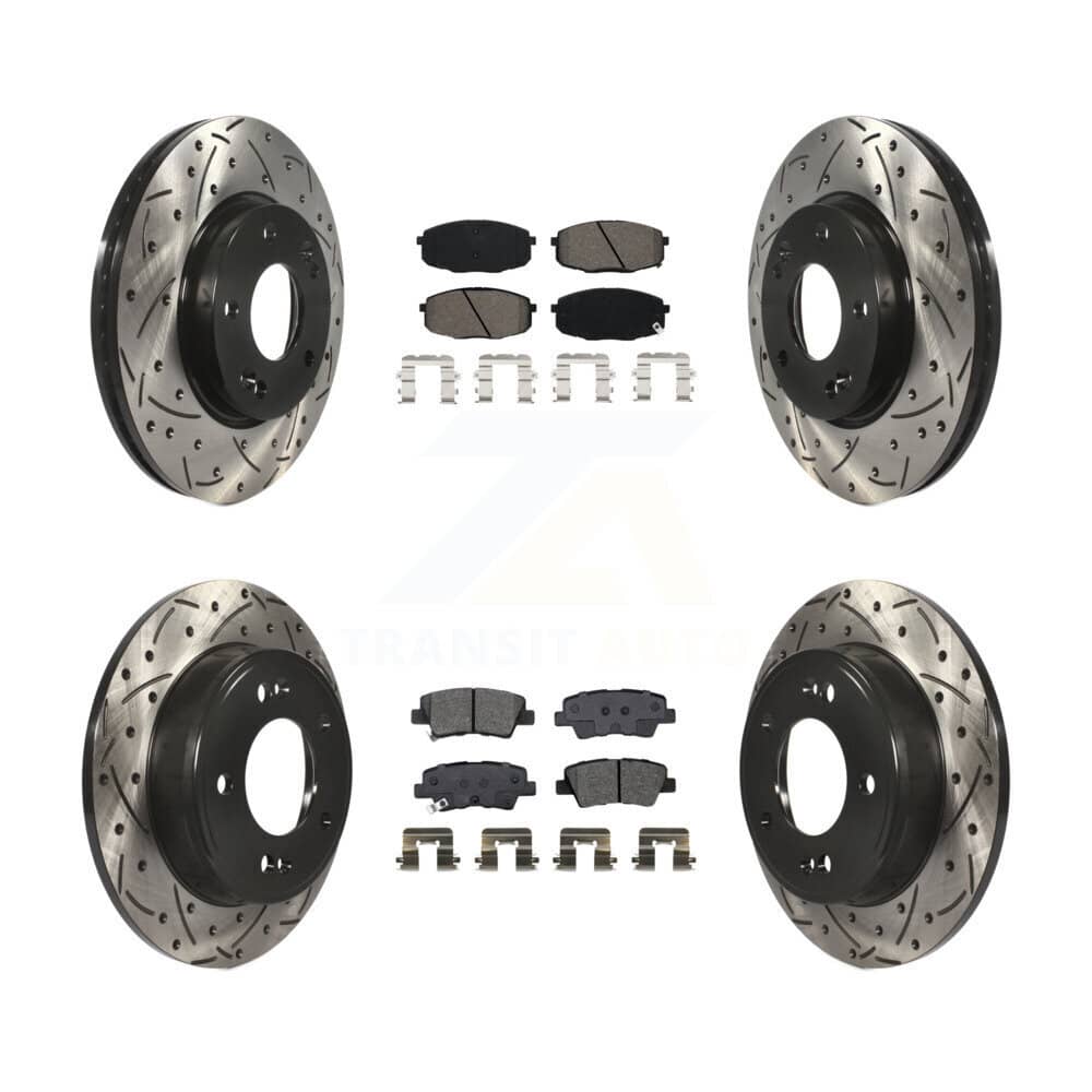 Transit Auto - KDS-100636 - Front and Rear Disc Brake Kits