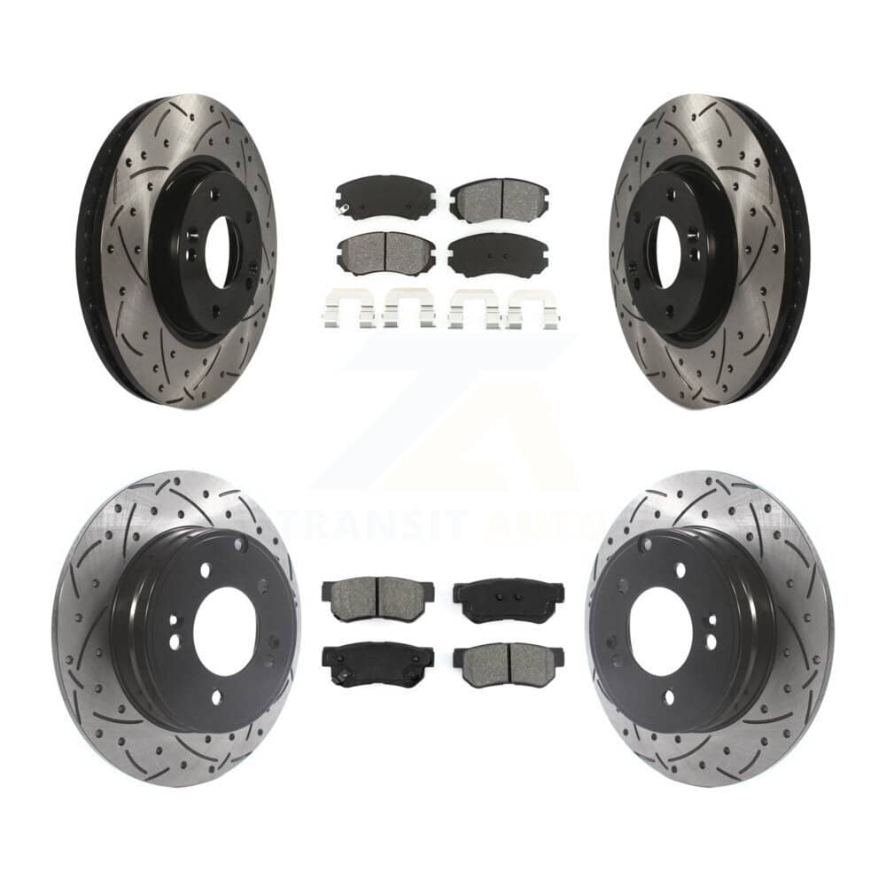 Transit Auto - KDS-100735 - Front and Rear Disc Brake Kits