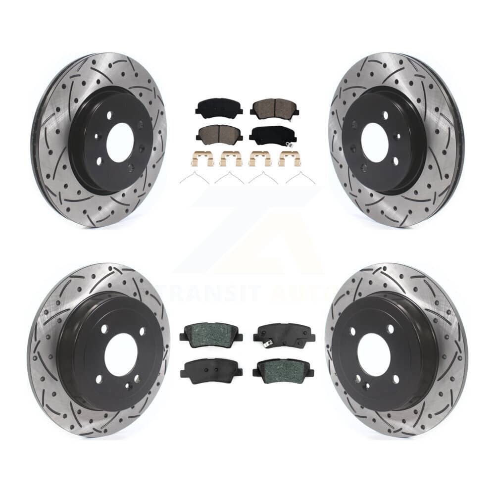 Transit Auto - KDS-100863 - Front and Rear Disc Brake Kits
