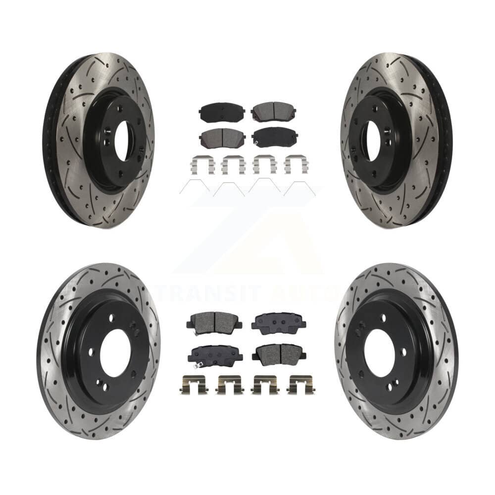 Transit Auto - KDS-100876 - Front and Rear Disc Brake Kits