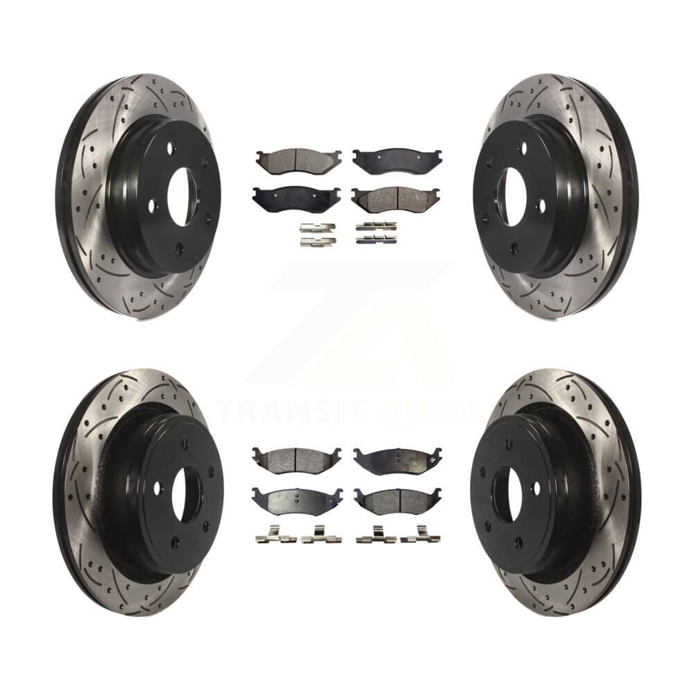 Transit Auto - KDT-100251 - Front and Rear Disc Brake Kits