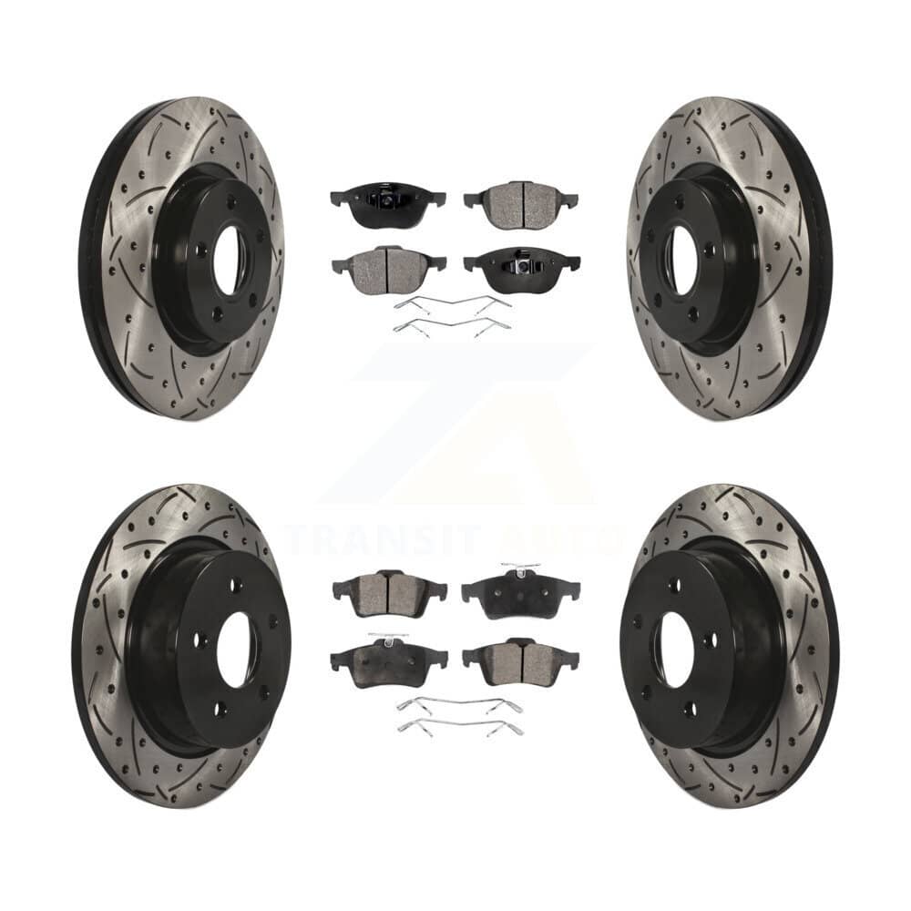 Transit Auto - KDT-100338 - Front and Rear Disc Brake Kits
