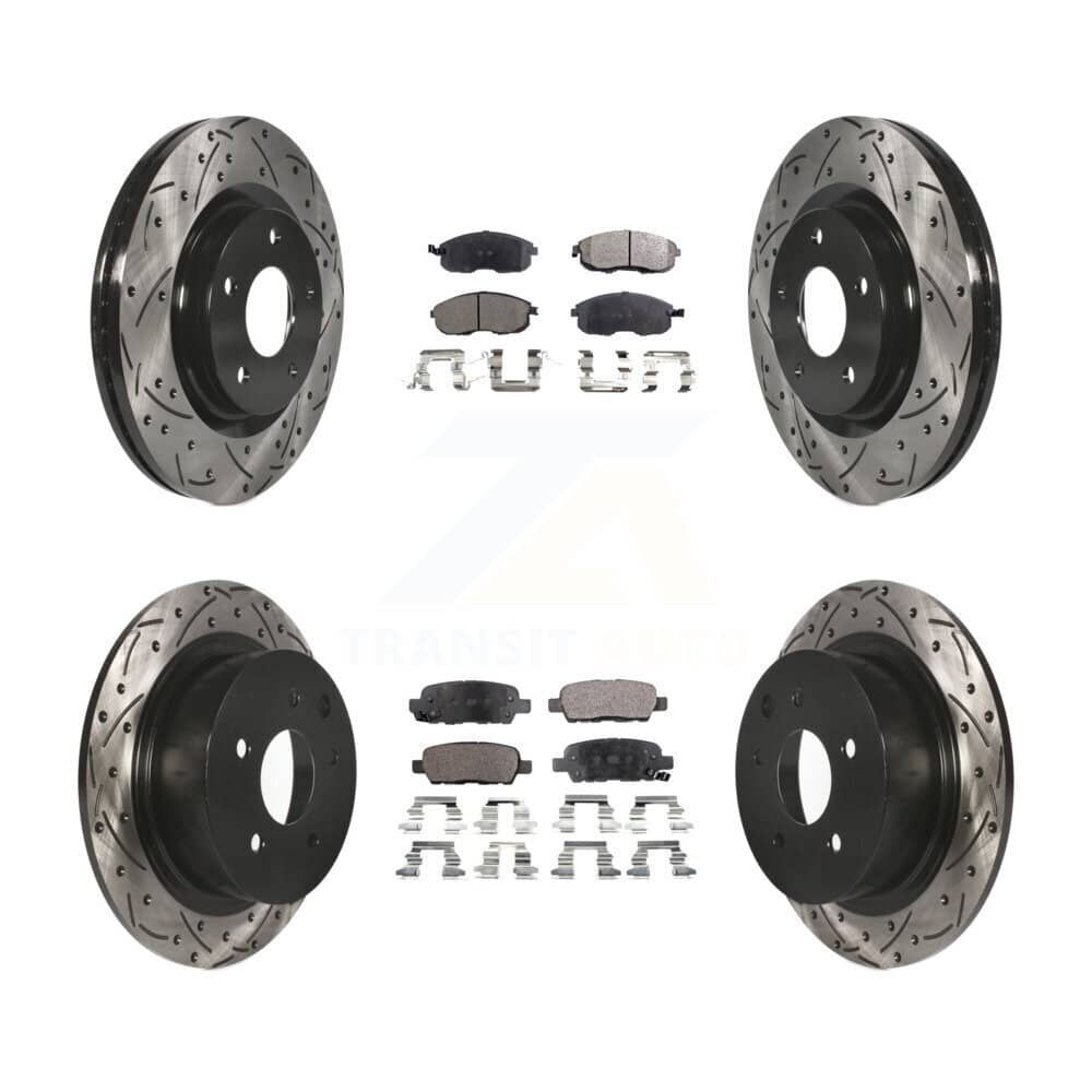 Transit Auto - KDT-100373 - Front and Rear Disc Brake Kits