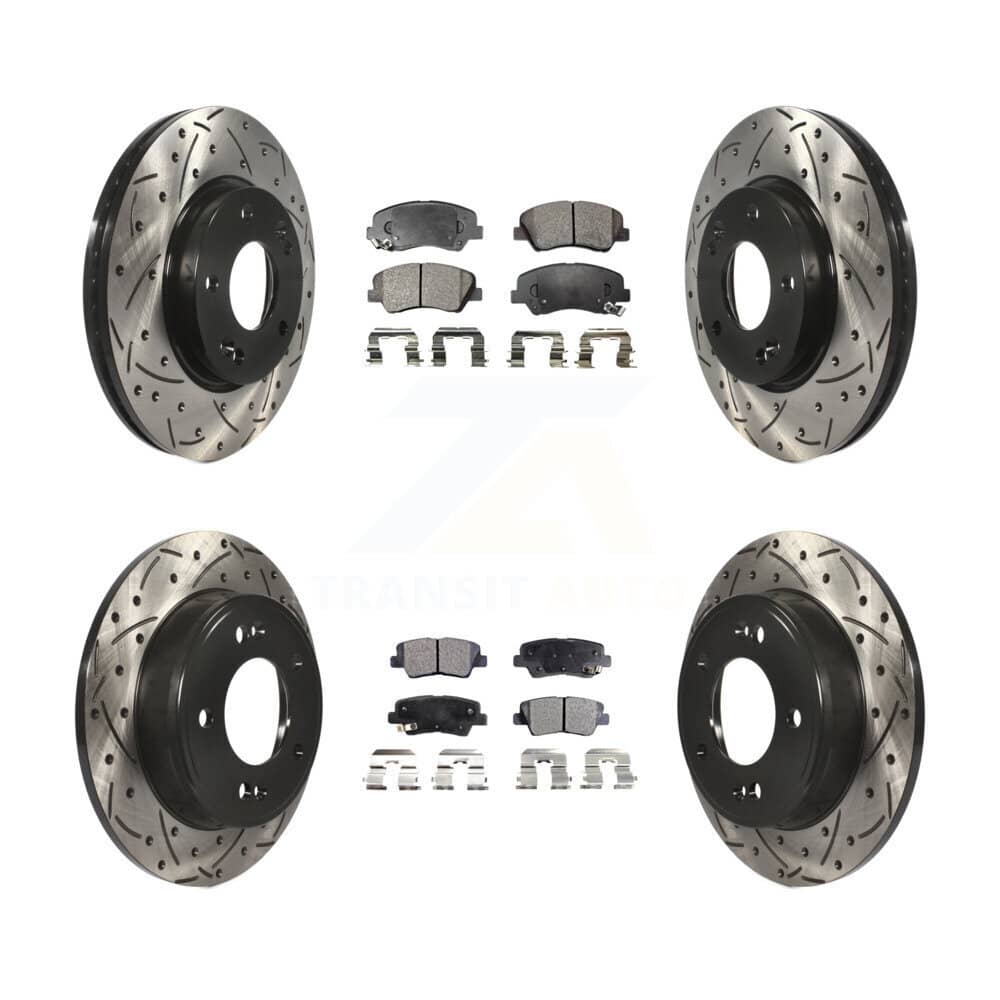 Transit Auto - KDT-100375 - Front and Rear Disc Brake Kits